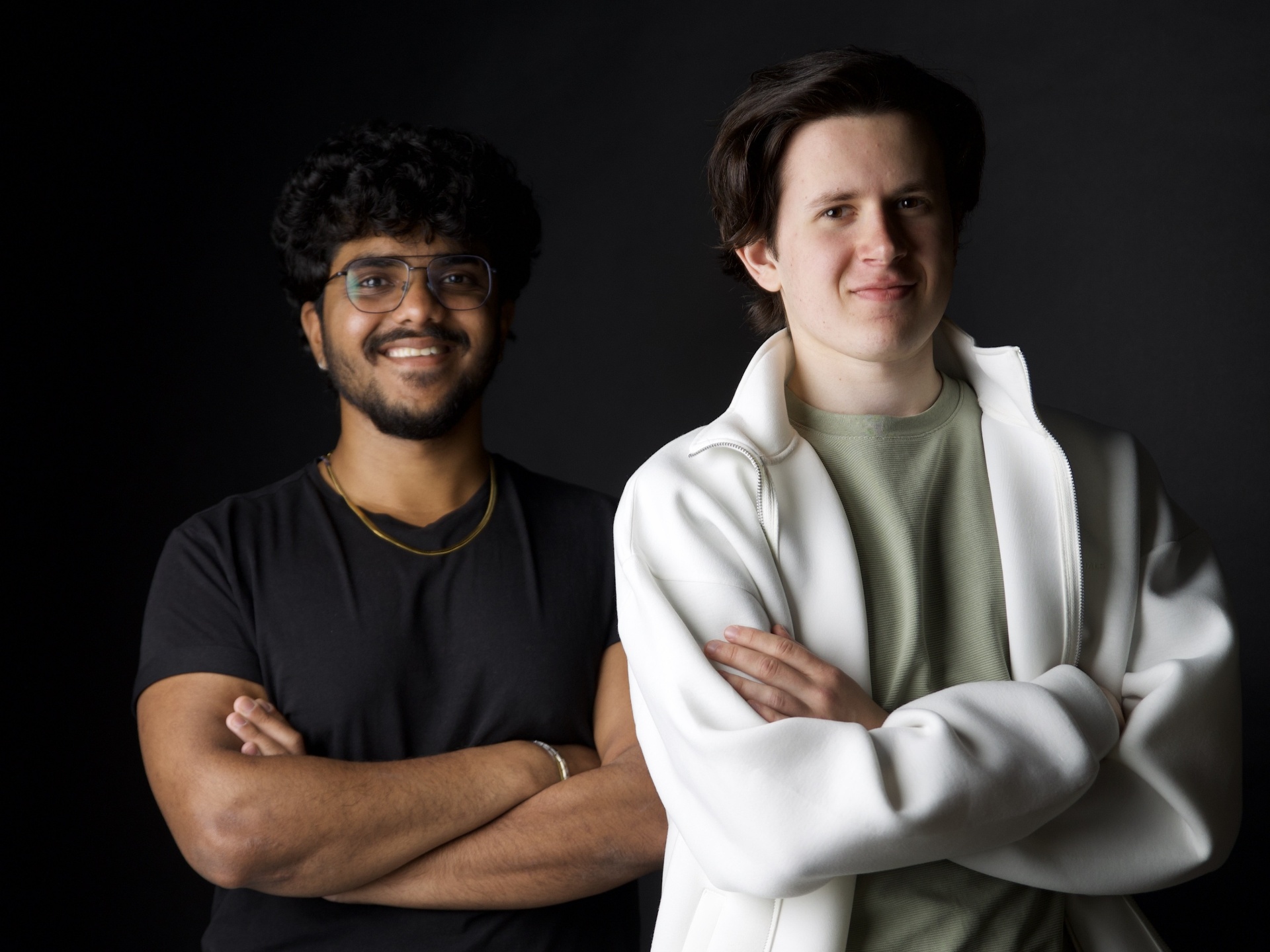 Moksh Chheda and Ruslan Lykhoman, Ventura co-founders